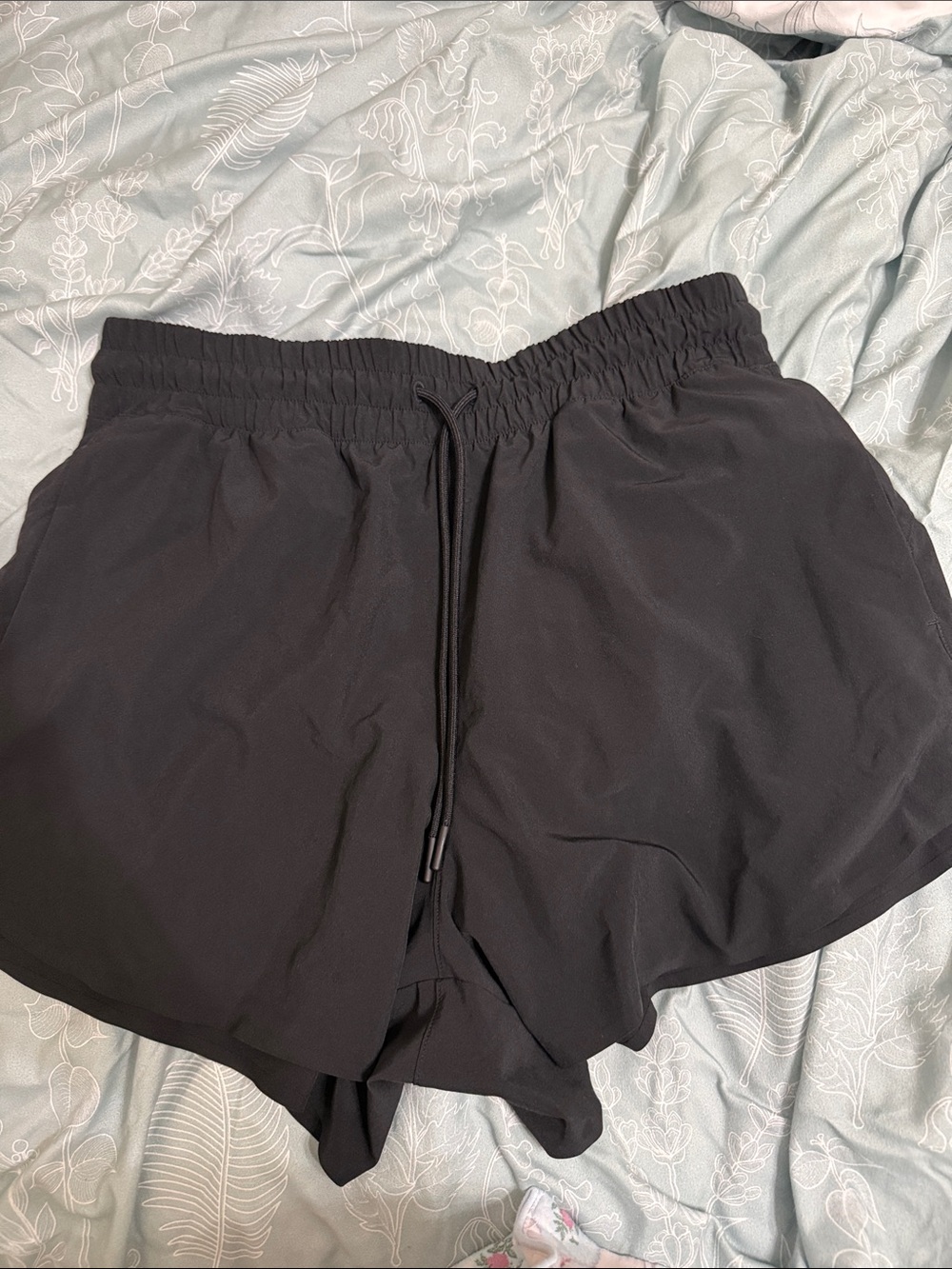 Athleta Black Women's Elastic Waist Athletic Shorts